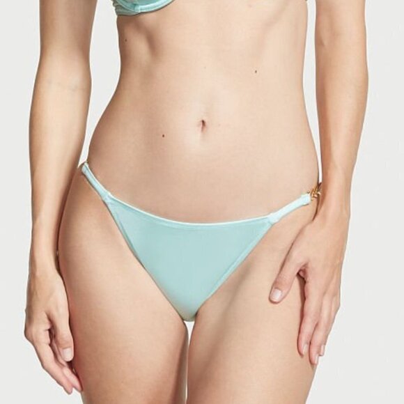 VICTORIA'S SECRET Bikini Bottom Women's Size Medium Apricot Swimsuit Summer - Picture 7 of 12